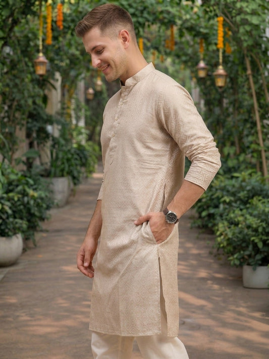 Brown Kurta