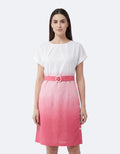White and Pink short skirt