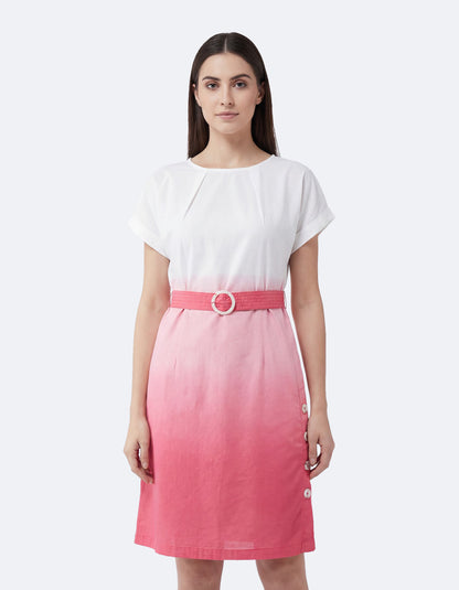 White and Pink short skirt