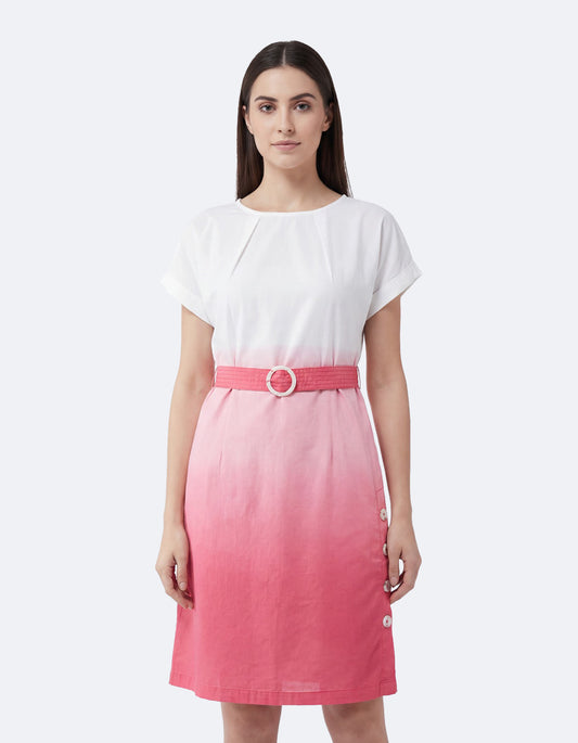 White and Pink short skirt