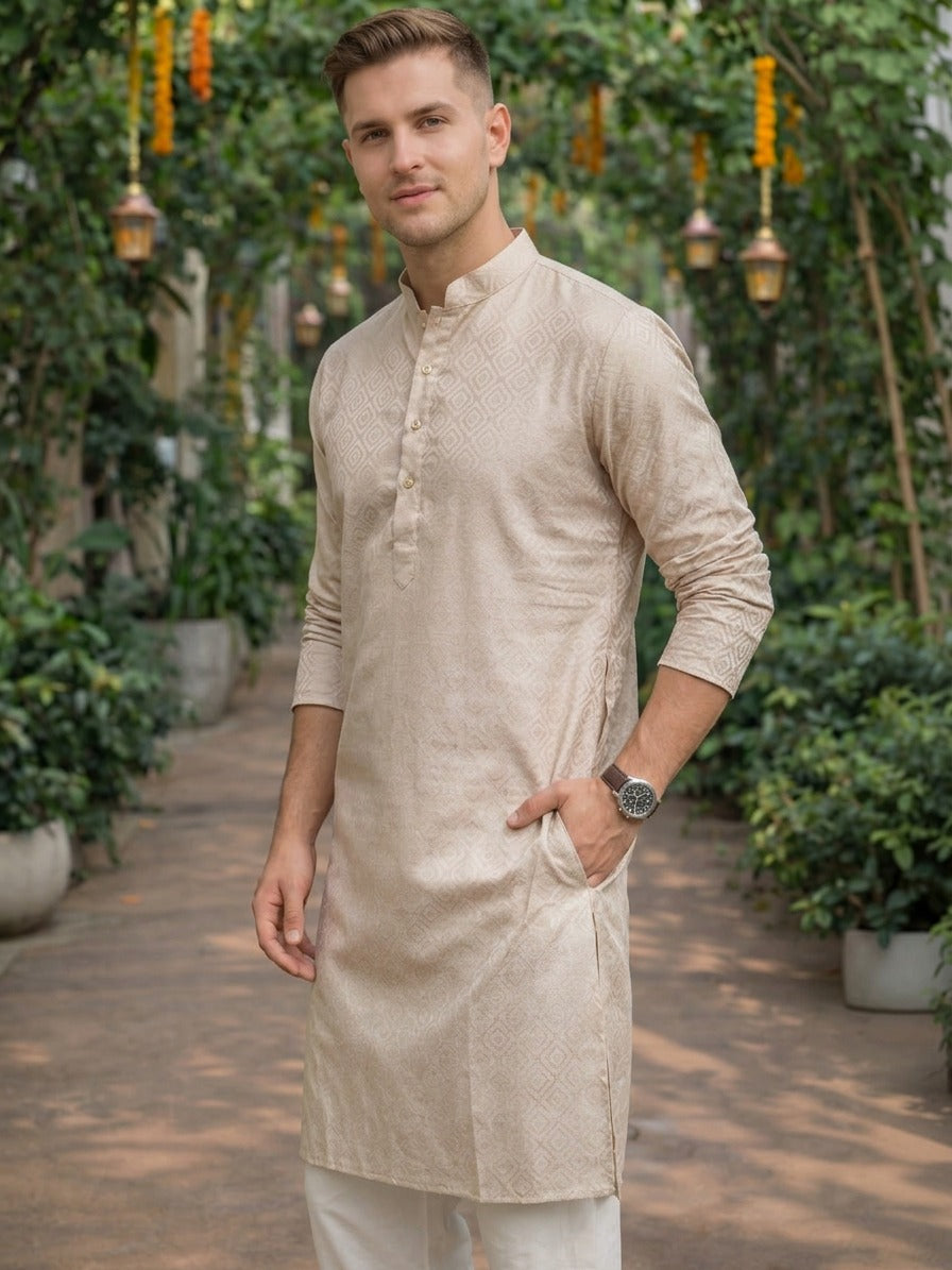 Brown Kurta