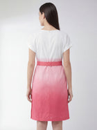White and Pink short skirt