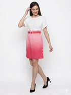 White and Pink short skirt